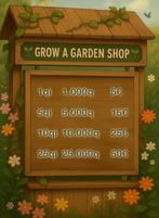roblox grow a garden sheckles, 1 speler, Ophalen, Nieuw, Vanaf 3 jaar