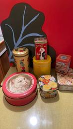 Lot van 7 oude blikken, Verzamelen, Blikken, Ophalen of Verzenden, Gebruikt, Overige