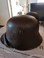 Ww1 duitse originele helm met binnenwerk  1ste oorlog, Verzamelen, Ophalen of Verzenden, Landmacht, Duitsland, Helm of Baret