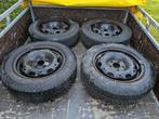 stalen velgen + winterb seat Ibiza 6L ('02-'08)  5x100 vw, Ophalen