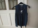 nieuw leuk blauw mouwloos blousje transfer maat 38/40, Ophalen of Verzenden, Nieuw, Maat 38/40 (M), Blauw