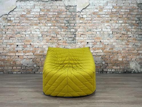 Sancal Barnaby Lounge Chair geel bij TheReSales, Huis en Inrichting, Fauteuils, Zo goed als nieuw, Stof, 75 tot 100 cm, 75 tot 100 cm