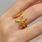 ring goud verstelbaar, Sieraden, Tassen en Uiterlijk, Ringen, Ophalen of Verzenden, Zo goed als nieuw, Dame, Goud