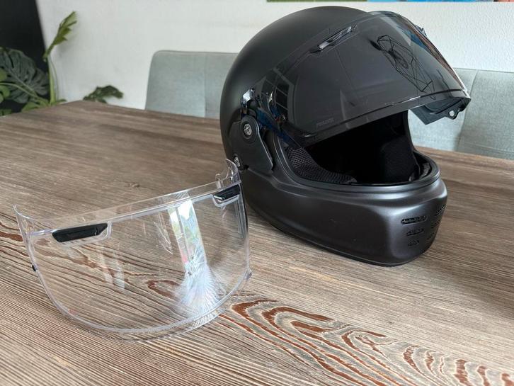 Arai Concept Motorhelm + Extra Vizier - 59 cm - ZGAN!, Motoren, Kleding | Motorhelmen, Heren, Integraalhelm, L, Arai, Tweedehands