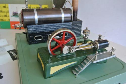 stoommachine FLEISCHMANN +doos + beschrijving +onderdeeltjes, Antiek en Kunst, Antiek | Speelgoed, Ophalen of Verzenden