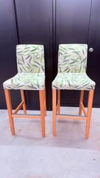 Ikea Bergmund Barkrukken / Barstoelen, Ophalen, Met voetsteun, 60 tot 90 cm, Zo goed als nieuw