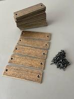 30x KVIK Ombra handgreep - kleur Aged Brass, Minder dan 50 cm, Ophalen of Verzenden, Zo goed als nieuw, Minder dan 25 cm