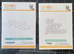 2 Snijmallen Simon Says Stamp, Ophalen of Verzenden, Zo goed als nieuw, Overige thema's, Pons of Mal