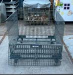 Draadmand gaaskrat stapelkrat, Doe-het-zelf en Verbouw, Kratten en Dozen, Ophalen, 100 cm of meer, Opvouwbaar, 60 cm of meer