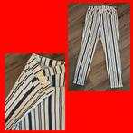 Blauw wit gestreepte katoenen broek van Brax mt 36 in nieuws, Ophalen of Verzenden, Zo goed als nieuw, Maat 36 (S), Blauw