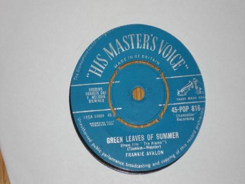 Frankie Avalon    Green leaves Of Summer    UK    Orgineel, Cd's en Dvd's, Vinyl Singles, Zo goed als nieuw, Single, Country en Western