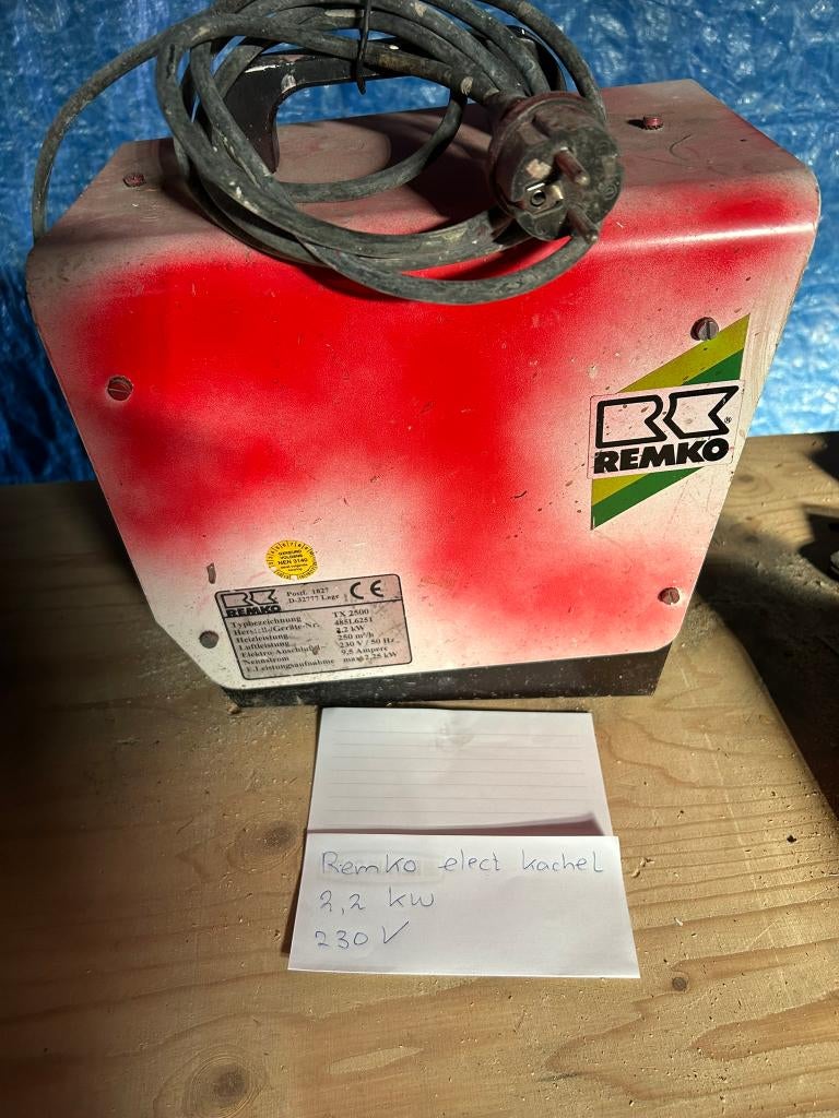 electrische kachel ( bouw kachel ), Ophalen, 30 tot 80 cm, Gebruikt, Kachel