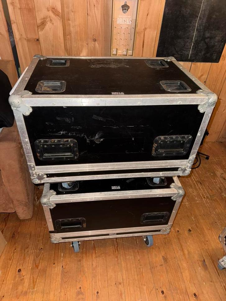 2x stolp flightcase, Muziek en Instrumenten, Behuizingen en Koffers, Gebruikt, Overige instrumenten, Flightcase, Ophalen