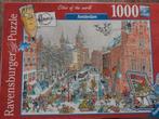 2 mooie puzzels van Amsterdam, Ophalen, 500 t/m 1500 stukjes, Zo goed als nieuw