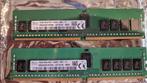 2 x 16GB DDR4 2400 ECC HYNIX, Computers en Software, RAM geheugen, DDR4, Ophalen of Verzenden, Zo goed als nieuw, 16 GB