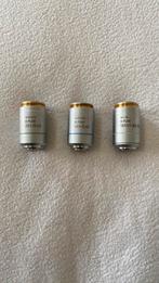 3 microscoop objectieven Leica N-plan 100x, 40x en 20x, Audio, Tv en Foto, Optische apparatuur | Microscopen, Ophalen of Verzenden