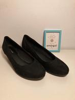 Gabor comfort suède pump met sleehak maat 38, Zwart, Gabor, Zo goed als nieuw, Ballerina's
