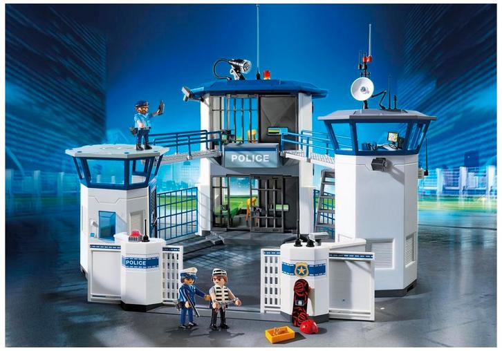 GEBRUIKT PLAYMOBIL CityAction Politieburo gevangenis €44,99, Kinderen en Baby's, Speelgoed | Playmobil, Gebruikt, Complete set
