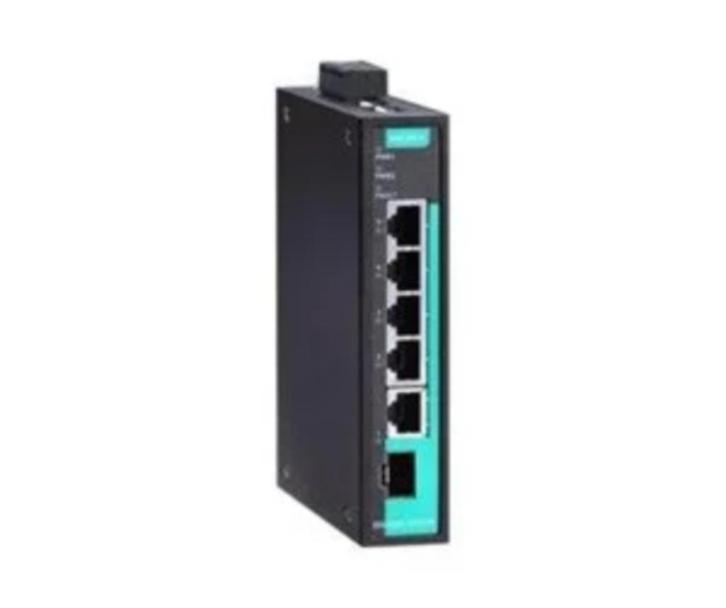 MOXA 8-Port Industrial Ethernet Switch EDS-G205-1GTXSFP, Computers en Software, Netwerk switches, Zo goed als nieuw, Ophalen of Verzenden