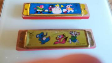 Kleine Mondharmonica's - Set van 2 beschikbaar voor biedingen