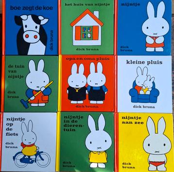 Dick Bruna. Kinderboekje/voorleesboekjes. 9 st. HC. beschikbaar voor biedingen