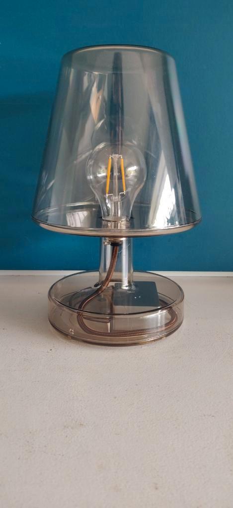 Fatboy Transloetje oplaadbare LED lamp rookglas, Huis en Inrichting, Lampen | Tafellampen, Zo goed als nieuw, Minder dan 50 cm