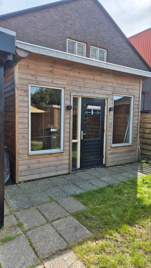 Houten Schuur 3x4m, Doe-het-zelf en Verbouw, Bouwketen en Schaftketen, Gebruikt, Ophalen