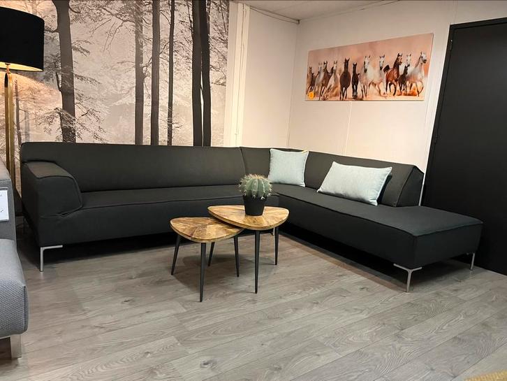 Design on stock Bloq ploegstof kust 84, Huis en Inrichting, Banken | Bankstellen, Zo goed als nieuw, Vierpersoons of meer, Stof