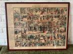 Antiek Gezelschapsspel Ganzenbord Bordspel 1885 - 1895, Ophalen of Verzenden