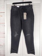 Zwarte 7/8 gemeleerde jeans Prato van Adia  Maat 44, Nieuw, Adia, W33 - W36 (confectie 42/44), Ophalen of Verzenden