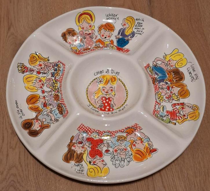 Blond Amsterdam snack schaal groot., Huis en Inrichting, Keuken | Servies, Gebruikt, Bord(en), Blond Amsterdam, Aardewerk, Ophalen