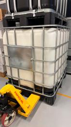 Lege IBC 1000L met kraantje - in goede staat, Tuin en Terras, Regentonnen, Ophalen, Zo goed als nieuw