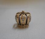 Pandora 14 K Gouden Bedel met Diamant Majestic Crown nr.276, Sieraden, Tassen en Uiterlijk, Bedels, Verzenden, Pandora, Zo goed als nieuw