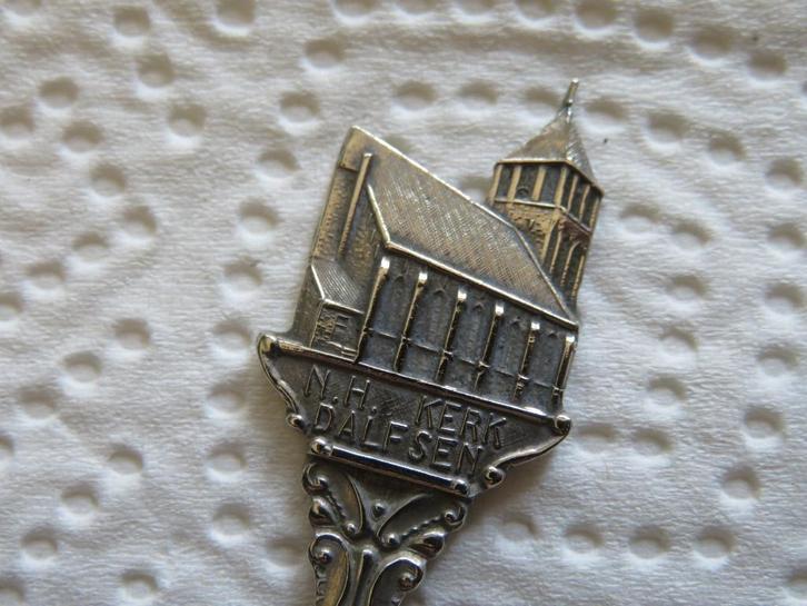 Lepeltje Grote of Sint Cyriacuskerk te Dalfsen, Verzamelen, Porselein, Kristal en Bestek, Zo goed als nieuw, Verzenden