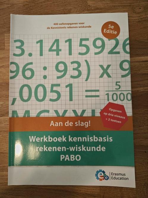 E. Kloet - Werkboek kennisbasis rekenen-wiskunde PABO, Boeken, Schoolboeken, Zo goed als nieuw, Nederlands, Overige niveaus, Ophalen of Verzenden