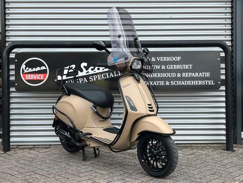 Vespa Sprint Desert Storm Brom 2021 8761 km, Fietsen en Brommers, Brommers | Vespa, Gebruikt, Overige modellen, Maximaal 45 km/u