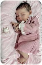 Reborn baby Elena Artiest Paqui Galan, Verzamelen, Poppen, Ophalen of Verzenden, Nieuw, Babypop, Levensecht of Reborn