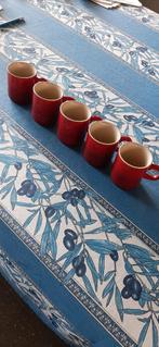 Le creuset espresso kopjes, Huis en Inrichting, Keuken | Servies, Ophalen of Verzenden, Zo goed als nieuw, Overige stijlen, Kop(pen) en/of Schotel(s)