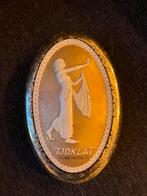 Ovaal Tjoklat Blik - Vintage, Ophalen of Verzenden, Gebruikt, Koek(jes), Overige merken