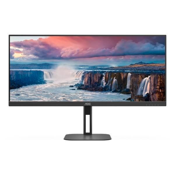 AOC U34V5C – 34 inch Ultrawide WQHD Monitor, Computers en Software, Monitoren, Zo goed als nieuw, 61 t/m 100 Hz, DisplayPort, DVI