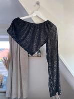 Glitter off shoulder top lvicilia maat m, Kleding | Dames, Tops, Maat 38/40 (M), Zwart, Ophalen of Verzenden, Zo goed als nieuw