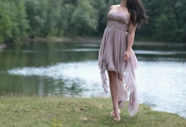 Roze jurk Juju & Christine maat 38, mediumlang, Kleding | Dames, Jurken, Gedragen, Maat 38/40 (M), Roze, Boven de knie, Ophalen of Verzenden