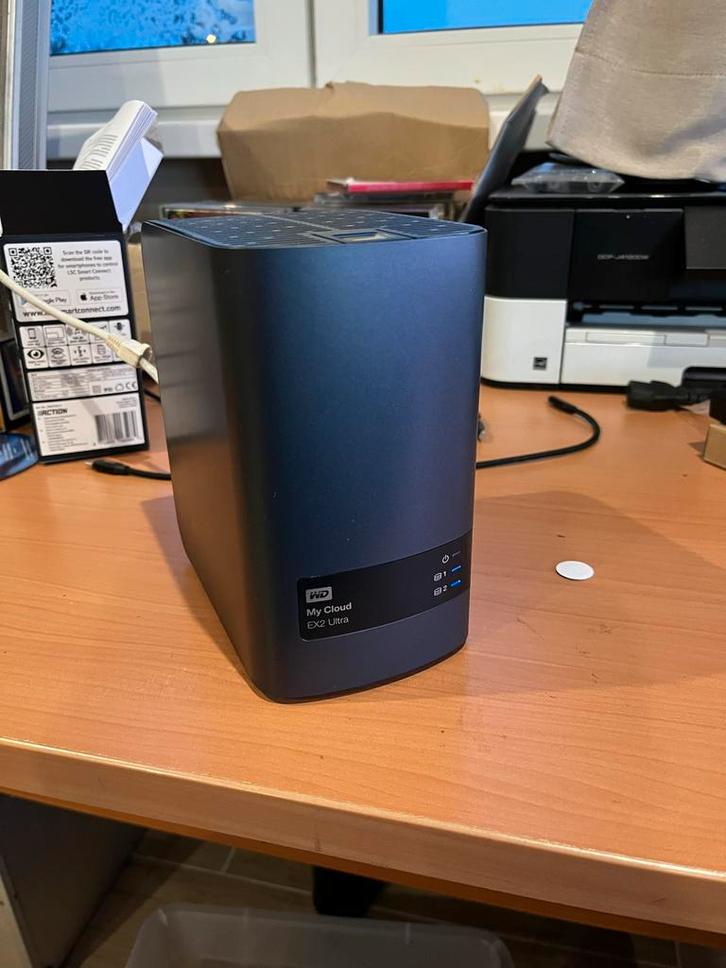 WD MyCloud EX2 Ultra NAS - 2TB (2x 1TB HDD), Computers en Software, NAS, Gebruikt, Ophalen of Verzenden