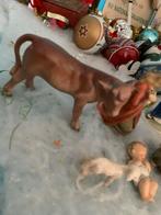 Antieke vintage Kerststal Figuren Goebel kindje jezus, T, Ophalen of Verzenden, Zo goed als nieuw, N