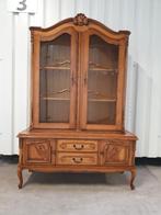 Queen Ann Stijl vitrinekast. Het kan geleverd worden., Ophalen, Gebruikt, 100 tot 150 cm, Eikenhout