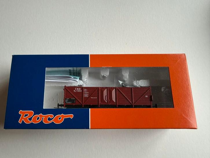 Roco H0 1:87 open wagon CSD Tsjechische spoorw. 56043, Hobby en Vrije tijd, Modeltreinen | H0, Zo goed als nieuw, Wagon, Gelijkstroom of Wisselstroom