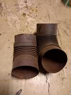 Kachelpijp  bochten 150mm  45 en 90, Overige materialen, Bochten, Ophalen of Verzenden, Zo goed als nieuw