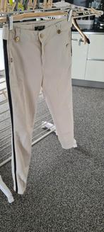 Offwhite jeans met leren gevlochten bies JUST CAVALLI mt 40, Nieuw, Just Cavalli, Lang, Maat 38/40 (M)