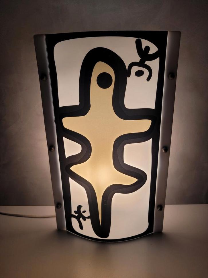 Retro design vintage tafellamp lamp (Slamp), Huis en Inrichting, Lampen | Tafellampen, Zo goed als nieuw, Minder dan 50 cm, Ophalen of Verzenden