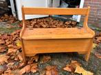 Houten kinderbankje met klep - Gebruikt, Antiek en Kunst, Ophalen